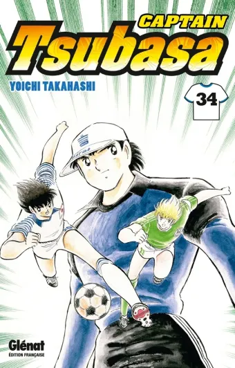 Couverture du manga Captain Tsubasa Tome 34, « La finale des jeunes lions ! »