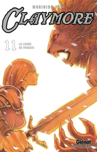 Couverture du manga Claymore Tome 11, « La lignée du paradis »