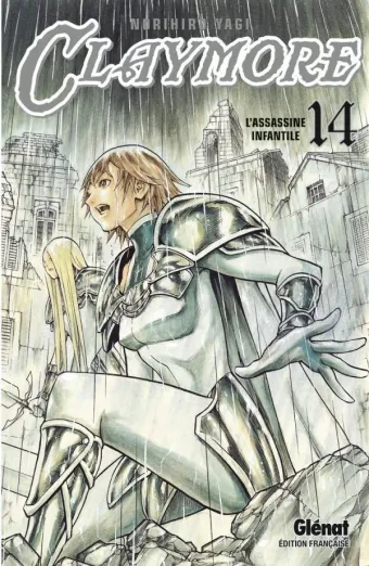 Couverture du manga Claymore Tome 14, « L'assassine infantile »