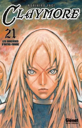 Couverture du manga Claymore Tome 21, « Les sorcières d'outre-tombe »