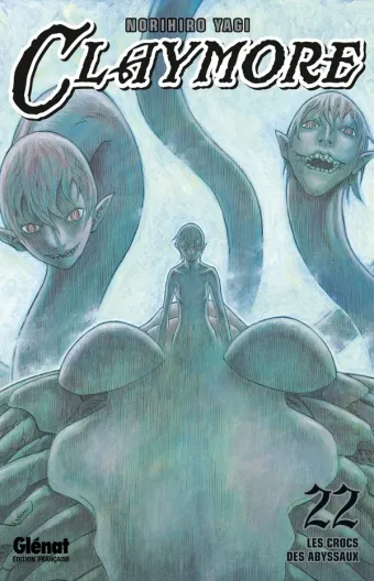 Couverture du manga Claymore Tome 22, « Les crocs des abyssaux »