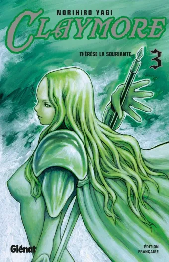 Couverture du manga Claymore Tome 3, « Thérèse la souriante »