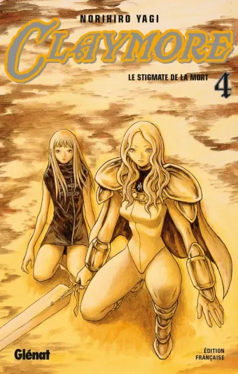 Couverture du manga Claymore Tome 4, « Le stigmate de la mort »