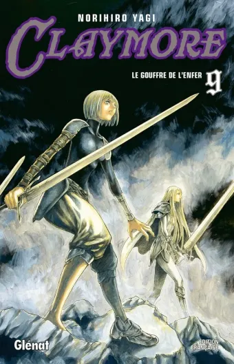 Couverture du manga Claymore Tome 9, « Le gouffre de l'enfer »