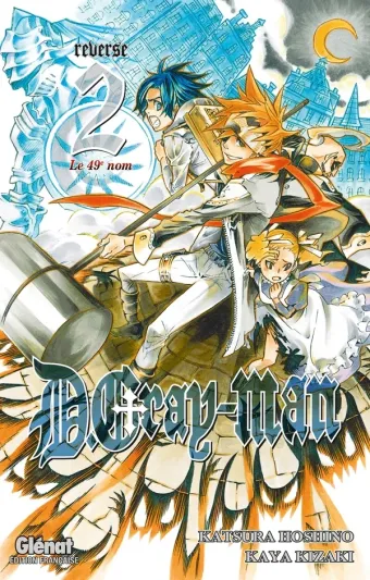 Couverture du manga D. Gray-Man reverse Tome 2, « Le 49e nom »