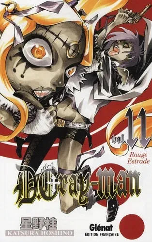Couverture du manga D. Gray-Man Tome 11, « Rouge estrade »