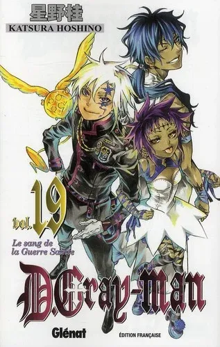 Couverture du manga D. Gray-Man Tome 19, « Le sang de la guerre sainte »