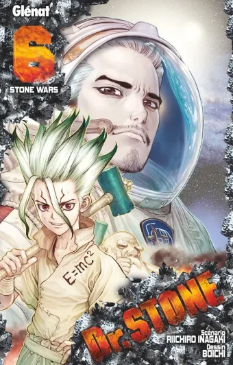 Couverture du manga Dr. Stone Tome 6, « Stone wars »