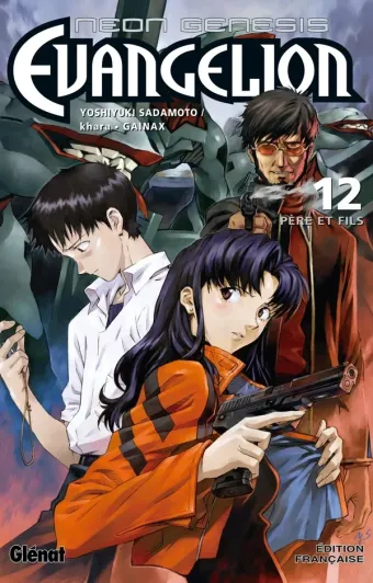 Couverture du manga Evangelion Tome 12, « Père et fils »