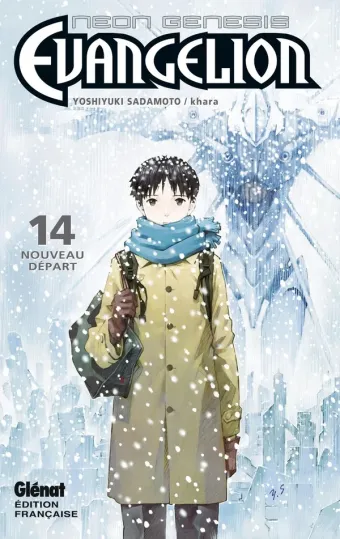 Couverture du manga Evangelion Tome 14, « Nouveau départ »