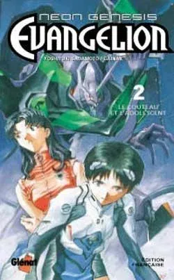 Couverture du manga Evangelion Tome 2, « Le couteau et l'adolescent »