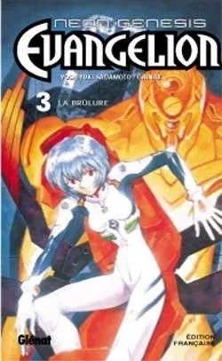 Couverture du manga Evangelion Tome 3, « La brûlure »