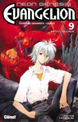 Couverture du manga Evangelion Tome 9, « Fifth children »