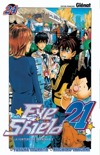 Couverture du manga Eye shield 21 Tome 24, « La forteresse imprenable »