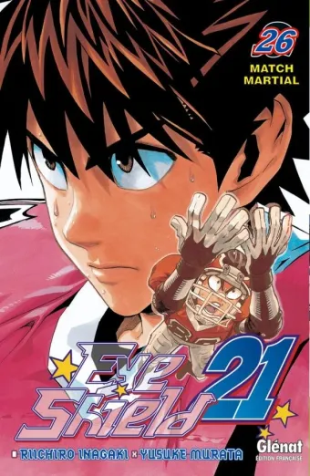 Couverture du manga Eye shield 21 Tome 26, « Match martial »