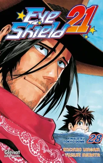 Couverture du manga Eye shield 21 Tome 28, « Finale au Tokyo dome »