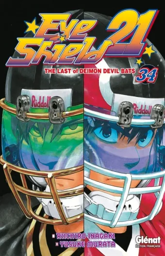 Couverture du manga Eye shield 21 Tome 34, « The last of deimon devil bats »
