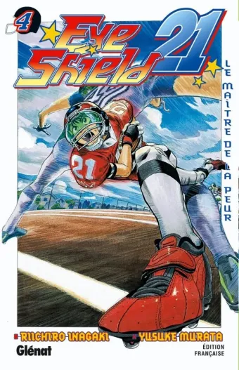 Couverture du manga Eye shield 21 Tome 4, « Le maître de la peur »