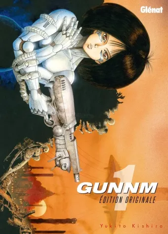 Couverture du manga Gunnm Tome 1, « Un ange de rouille »