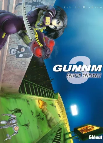 Couverture du manga Gunnm Tome 3, « L'ange de la mort »