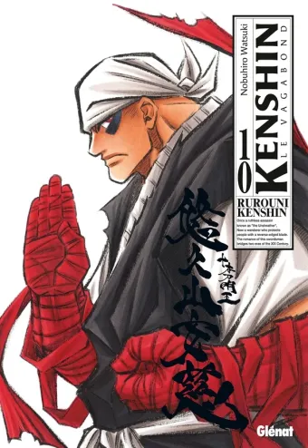 Couverture du manga Kenshin le vagabond Tome 10, « Maître et disciple »