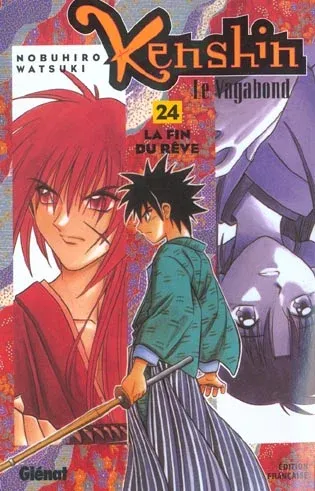 Couverture du manga Kenshin le vagabond Tome 24, « La fin du rêve »