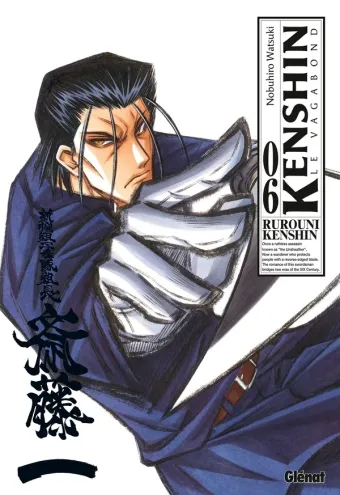 Couverture du manga Kenshin le vagabond Tome 6, « Sans souci »