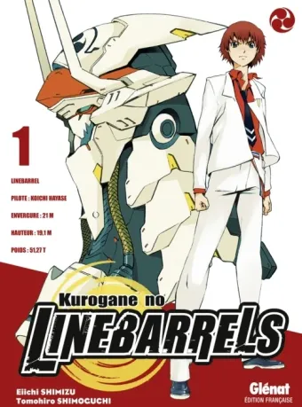 Couverture du manga Kurogane no Linebarrels Tome 1