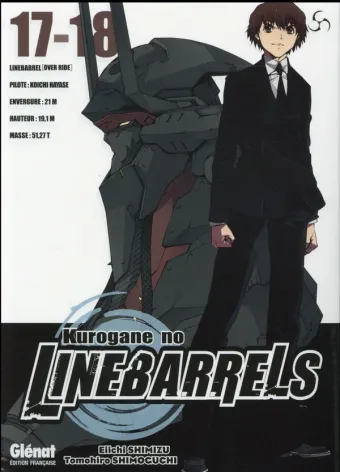 Couverture du manga Kurogane no Linebarrels Tome 17