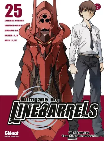 Couverture du manga Kurogane no Linebarrels Tome 25