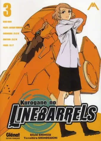 Couverture du manga Kurogane no Linebarrels Tome 3