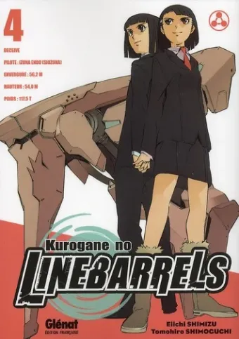Couverture du manga Kurogane no Linebarrels Tome 4