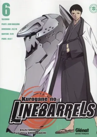 Couverture du manga Kurogane no Linebarrels Tome 6