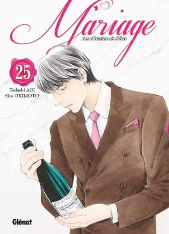Couverture du manga Les gouttes de Dieu Tome 25, « Mariage »