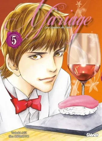 Couverture du manga Mariage – les gouttes de Dieu Tome 5