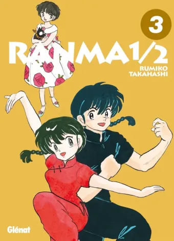 Couverture du manga Ranma 1/2 Tome 3, « L'épreuve de force »