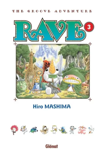 Couverture du manga Rave – the groove adventure Tome 3