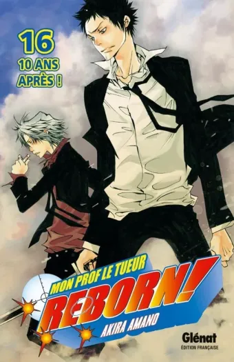 Couverture du manga Reborn ! – mon prof le tueur Tome 16, « 10 ans après ! »