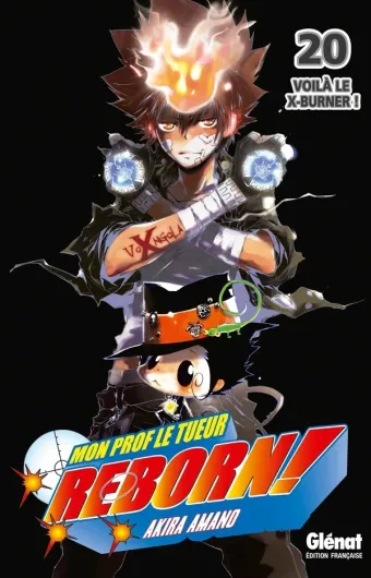 Couverture du manga Reborn ! Tome 20, « Voilà le x-burner ! »