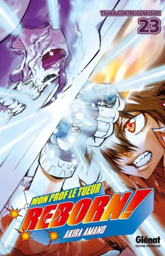 Couverture du manga Reborn ! Tome 23, « Tsuna contre Genkishi ! »