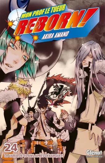 Couverture du manga Reborn ! Tome 24, « La varia de 10 ans après débarque ! »