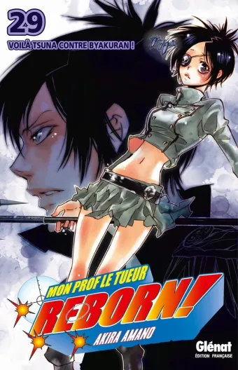 Couverture du manga Reborn ! Tome 29, « Voilà Tsuna contre Byakuran ! »