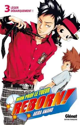 Couverture du manga Reborn ! Tome 3, « Léger débarquement ! »