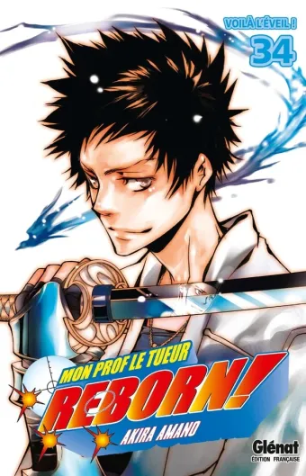 Couverture du manga Reborn ! Tome 34, « Voilà l'éveil ! »