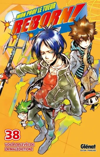 Couverture du manga Reborn ! Tome 38, « Voilà la levée de la malédiction ! »