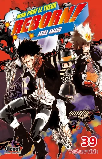 Couverture du manga Reborn ! Tome 39, « Voilà le 8e bébé ! »