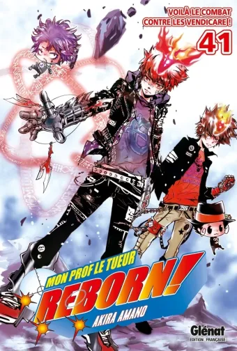 Couverture du manga Reborn ! Tome 41, « Voilà le combat contre les Vendicare ! »