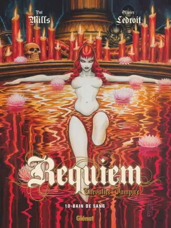 Couverture du manga Requiem, chevalier vampire Tome 10, « Bain de sang »