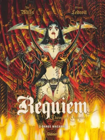Couverture du manga Requiem, chevalier vampire Tome 2, « Danse macabre »