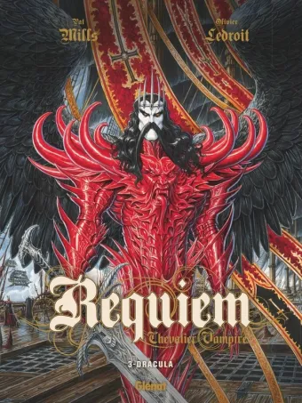 Couverture du manga Requiem, chevalier vampire Tome 3, « Dracula »